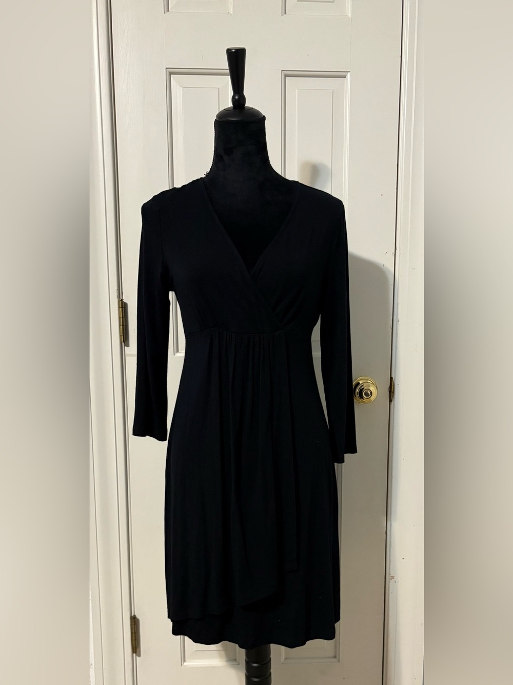 SOMA Black Wrap-Style Women's Dress